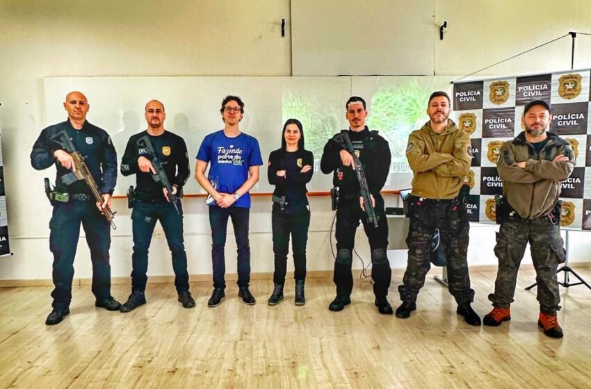 Polícia Civil de Chapecó participa da “Oficina das Profissões Jurídicas” promovida pela Unoesc Chapecó