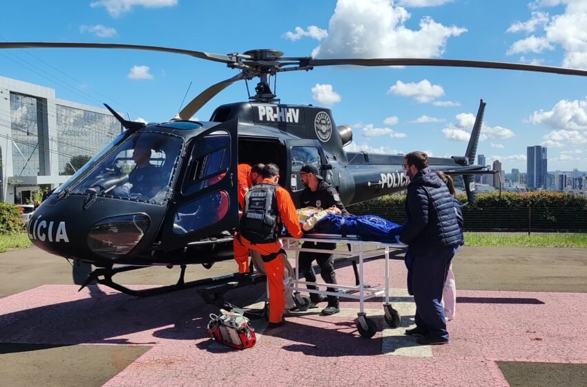  Polícia Civil realiza transferência aérea de paciente com infarto para procedimento de emergência