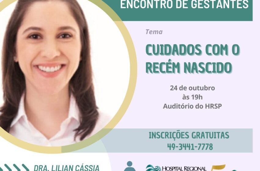 HRSP promove Encontro de Gestantes com foco nos cuidados com o recém-nascido