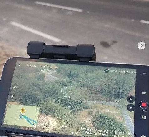 Polícia Militar Rodoviária realiza operação de fiscalização com drone e autua 16 condutores
