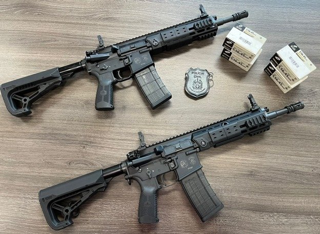 Polícia Civil de Xaxim adquire fuzis israelenses para reforçar segurança