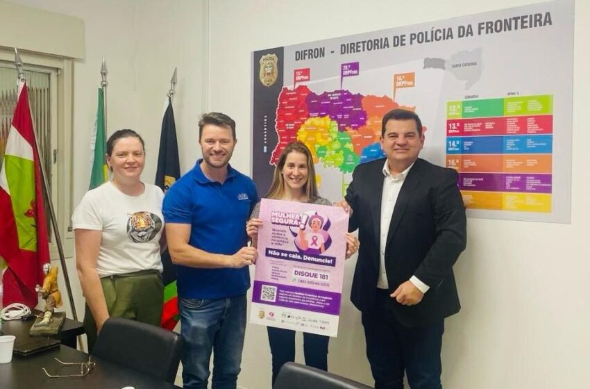 Empresa ACB Bebidas apoia campanha Mulher Segura em Chapecó