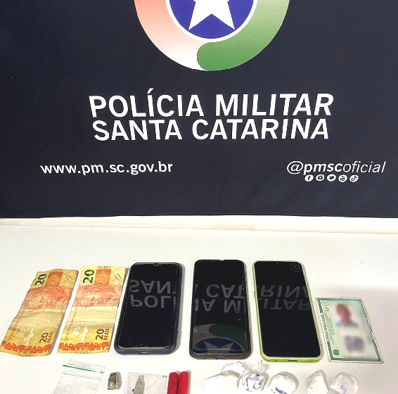 Polícia Militar prende quadrilha envolvida em tráfico de drogas próximo ao trevão de Irani