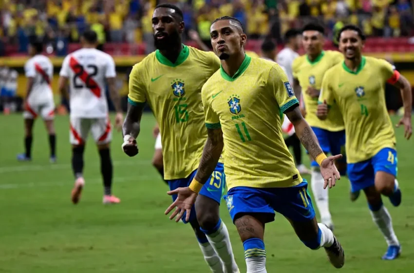 Brasil goleia Peru por 4 a 0 e consolida recuperação nas Eliminatórias