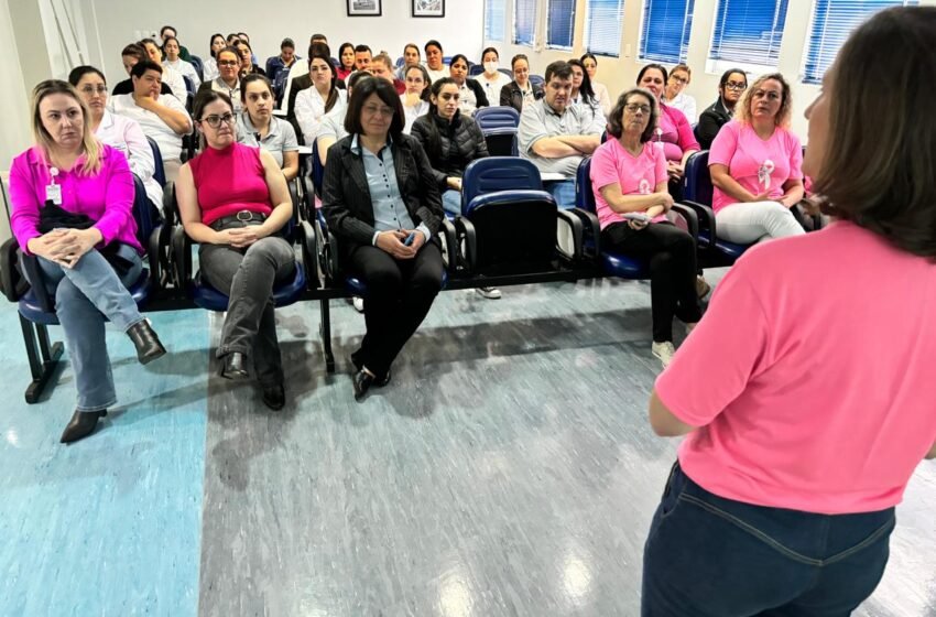 Outubro Rosa – Rede Feminina realiza palestras para colaboradores do HRSP