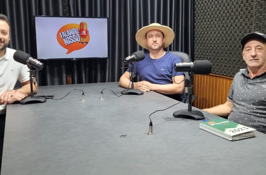 Prefeito e vice eleitos de Passos Maia, Nei Nervis e Mercio, participam de entrevista no Podcast Falando Nisso