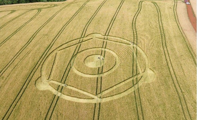 Agroglifo aparece em Ipuaçu, mas especialistas apontam ação humana