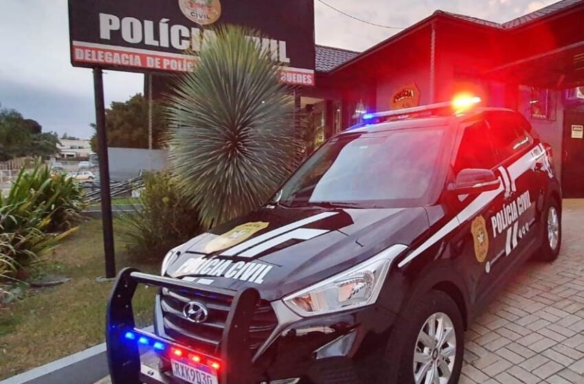 Faxinal dos Guedes: Polícia Civil prende suspeito de tráfico de drogas