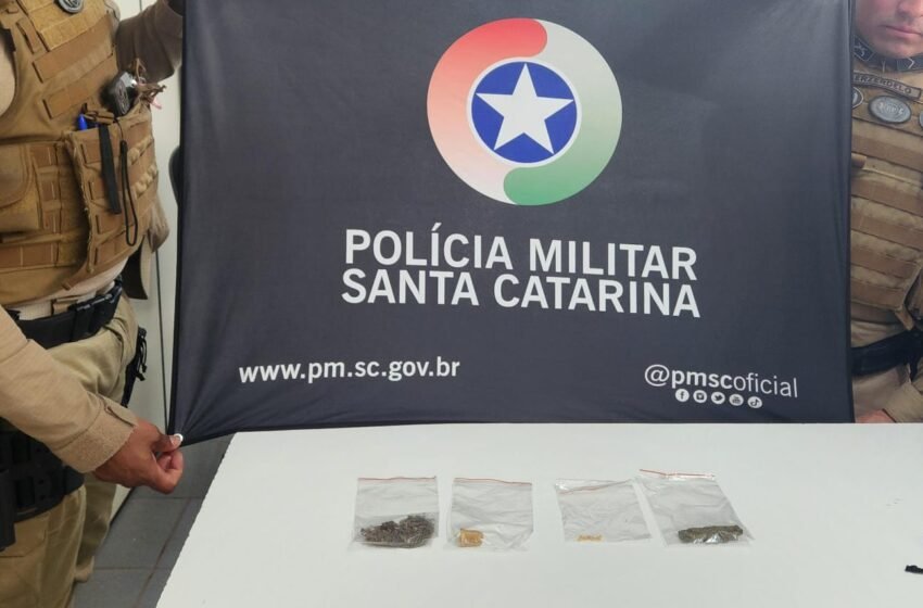  PM realiza apreensão de adolescente por tráfico de drogas em Xanxerê