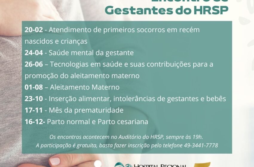 HRSP inicia Encontros de Gestantes de 2025 com foco em primeiros socorros