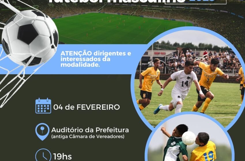 Faxinal dos Guedes promove congresso técnico para o campeonato de futebol de campo 2025