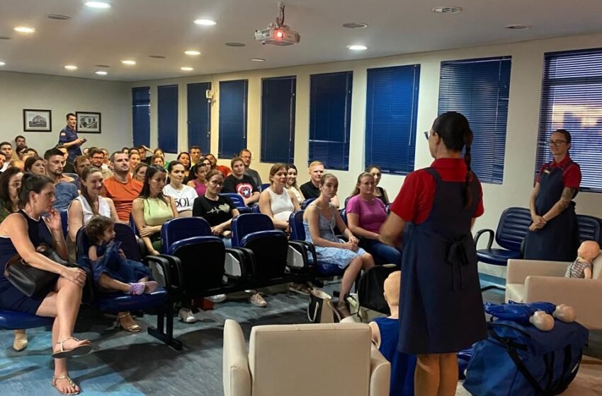HRSP realiza o primeiro Encontro de Gestantes de 2025 com foco em primeiros socorros