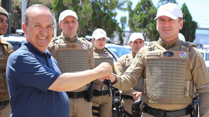 Governador Jorginho Melo entrega 25 viaturas ao comando da Polícia Militar Rodoviária