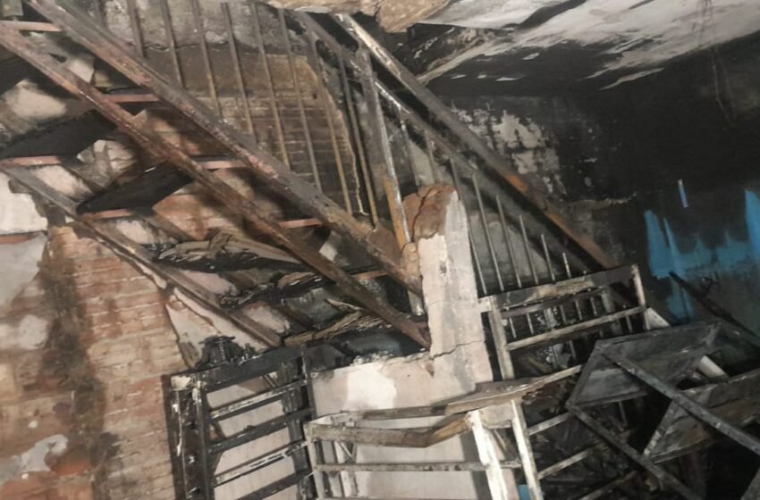  Incêndio atinge empresa de mecânica pesada em Xaxim