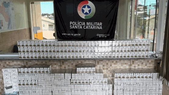  Polícia apreende mais de cinco mil maços de cigarros contrabandeados em Bom Jesus