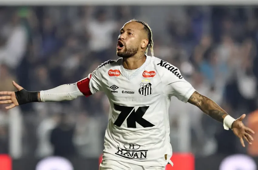  Neymar decide e Santos derrota Flamengo na Vila Belmiro