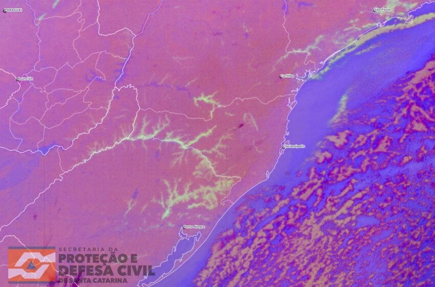 Monitoramento Meteorológico SDC/SC 30/07 07:00