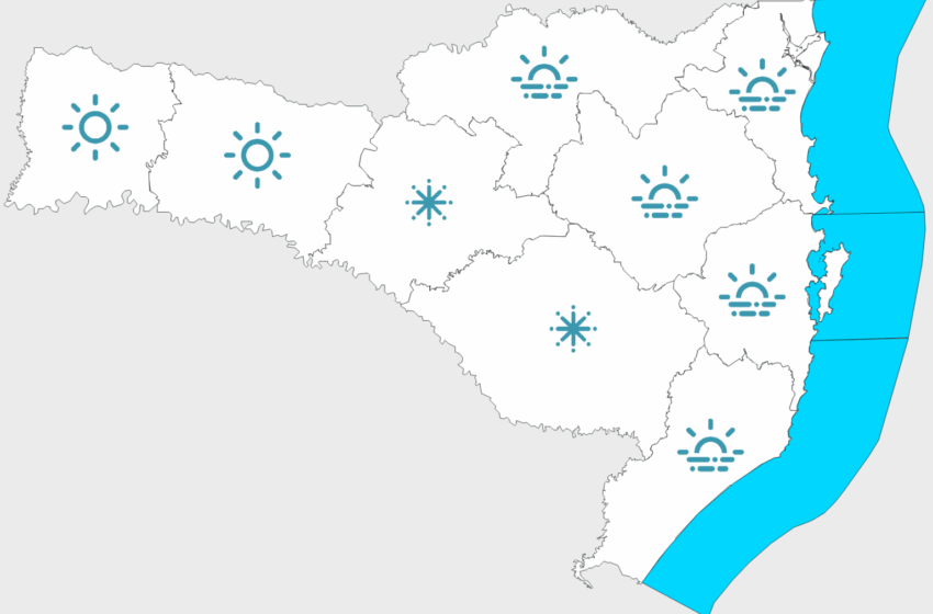  Previsão do tempo para esta quinta feira