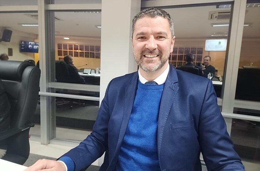  Presidente da Câmara, Vlademir Neves de Oliveira, destaca união e compromisso com a população de Faxinal dos Guedes