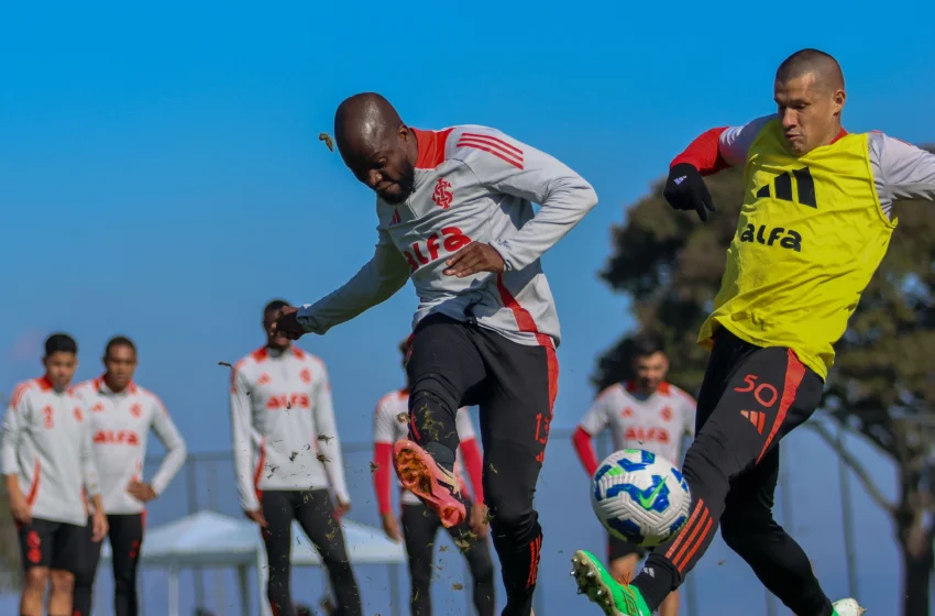  Inter segue preparação intensa para encarar o Vitória no Beira-Rio