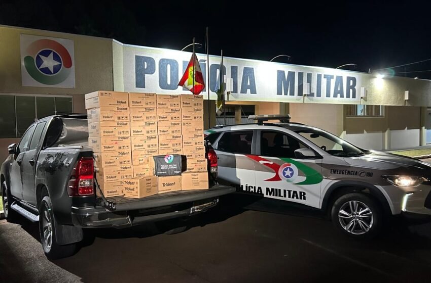  Polícia Militar apreende mercadoria oriunda de descaminho durante a Operação Protetor