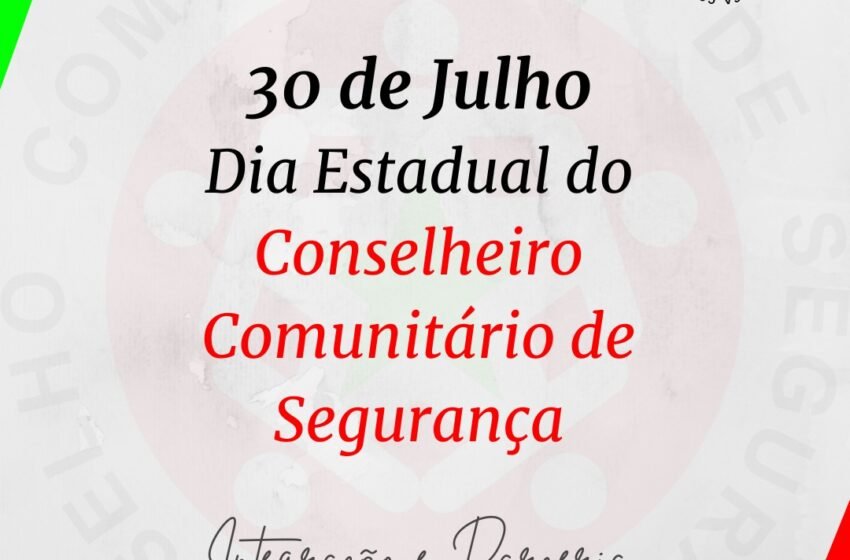 Homenagem do Conseg de Faxinal dos Guedes – 30 de Julho | Dia Estadual do Conselheiro Comunitário