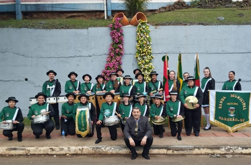  Banda Municipal Meteoro de Vargeão conquista título e prêmio em concurso de Bandas e Fanfarras em Piratuba