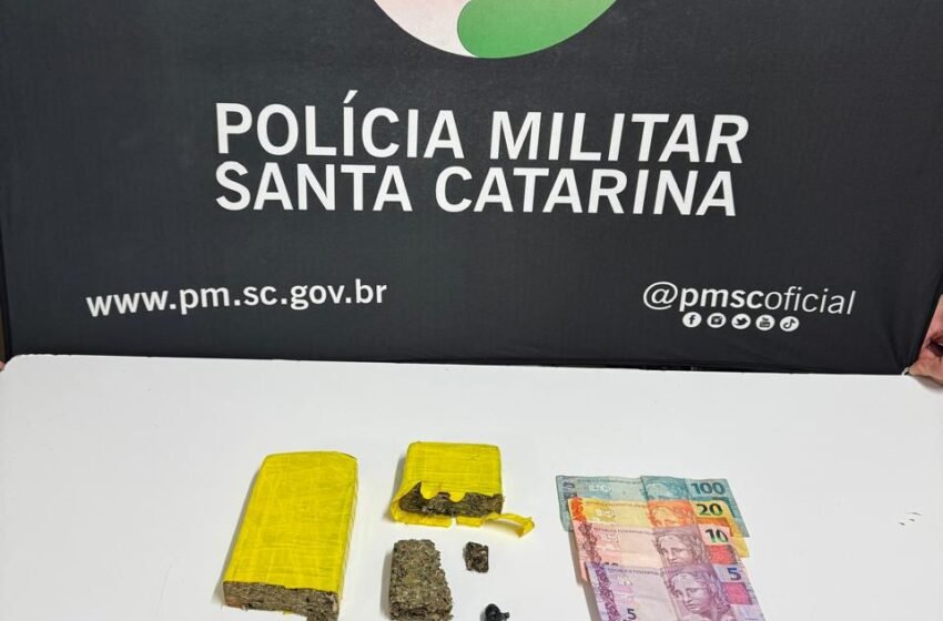 Polícia Militar prende traficante e apreende drogas no bairro Santos Dias, em Xanxerê