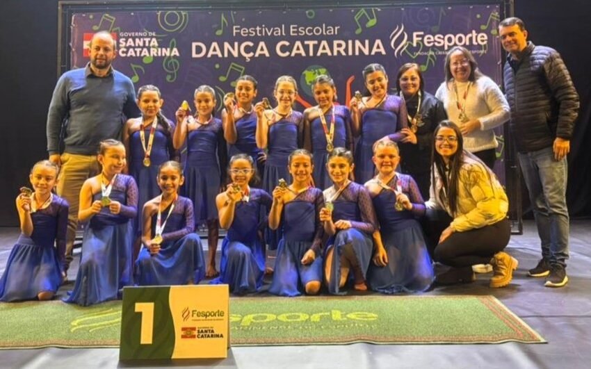  Festival Escolar Dança Catarina consagra bailarinas de Vargeão na fase Mesorregional