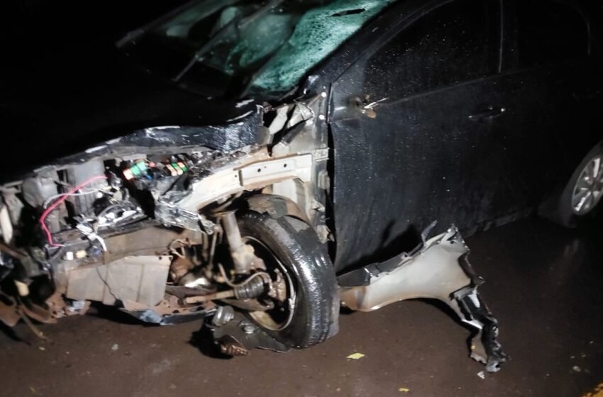  Colisão frontal entre carro e moto deixa uma vítima fatal em Xavantina