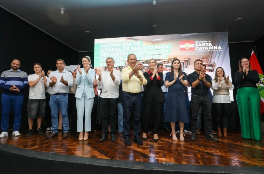  Governo de SC anuncia mais de R$ 45 milhões em investimentos para escolas do Oeste