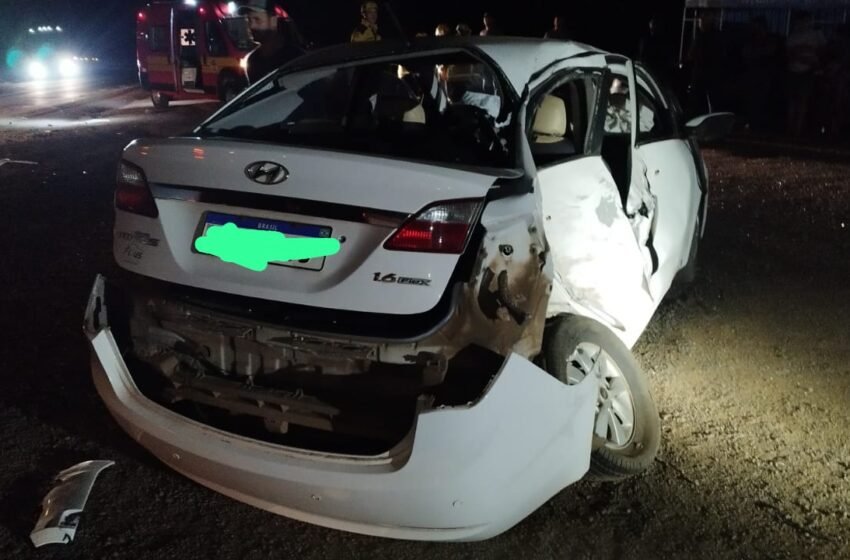 Colisão entre carro e caminhão mobiliza equipes de resgate em Ponte Serrada