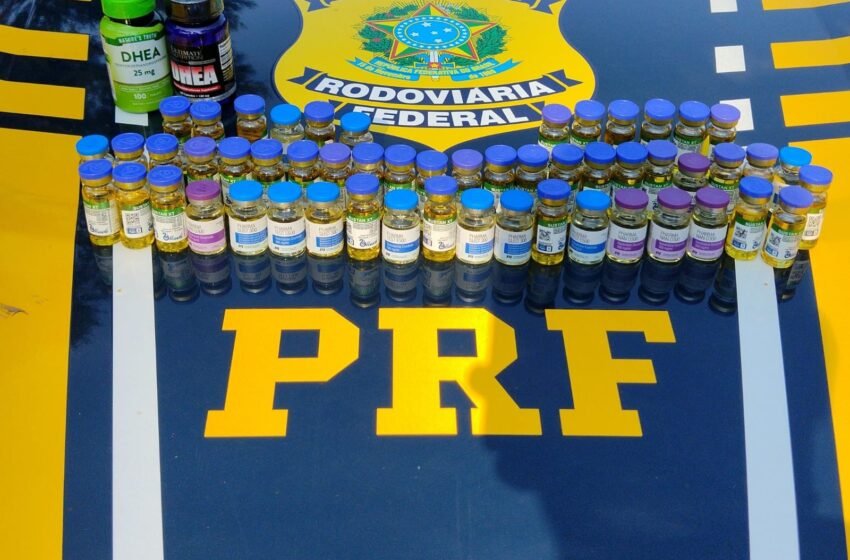  PRF apreende anabolizantes e mercadorias irregulares na BR-282 em Chapecó