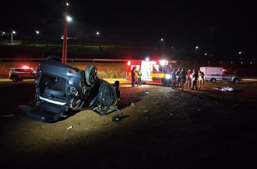  Homem morre após capotamento de veículo em São Lourenço do Oeste