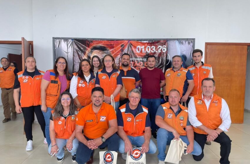  Defesa Civil Regional de Xanxerê participa de seminários mesorregionais de preparação para os simulados de gestão de desastres