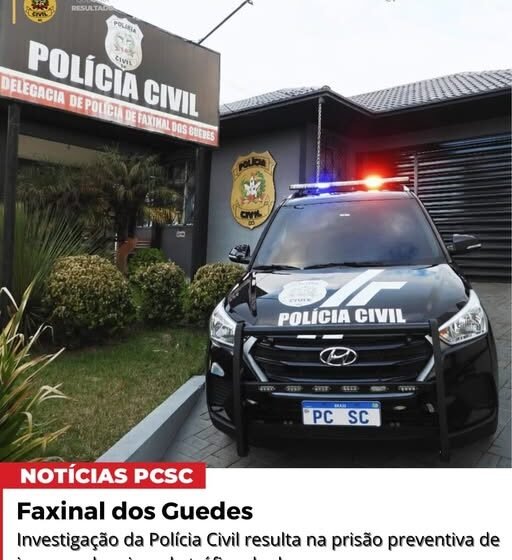  Polícia Civil de Faxinal dos Guedes Prende Homem por Tráfico de Drogas