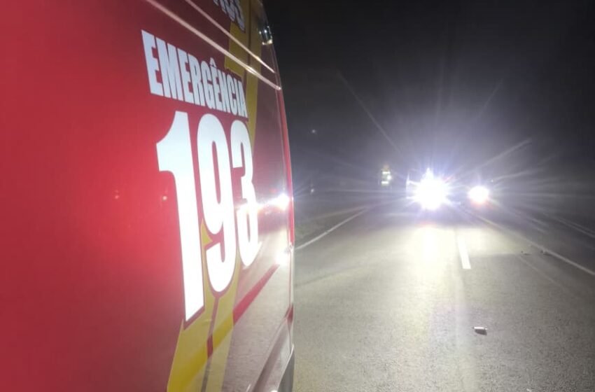  Acidente na SC-480 deixa uma vítima fatal