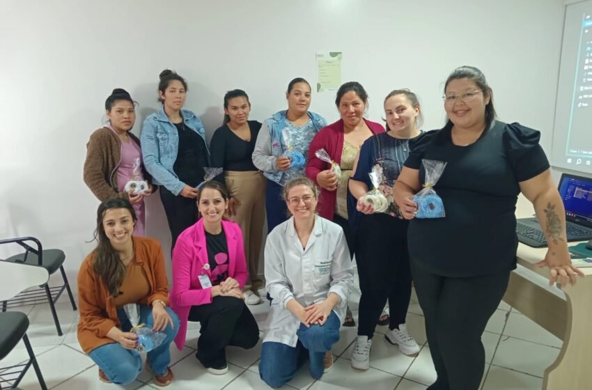  Gestantes de Ipuaçu participam de encontro no HRSP com foco em parto e aleitamento materno