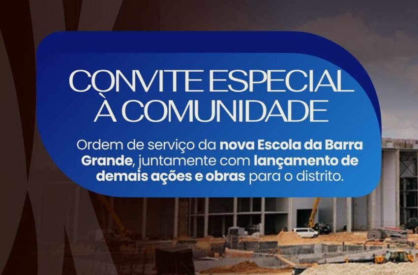  Prefeitura de Faxinal dos Guedes lança ordem de serviço para construção da nova Escola da Barra Grande