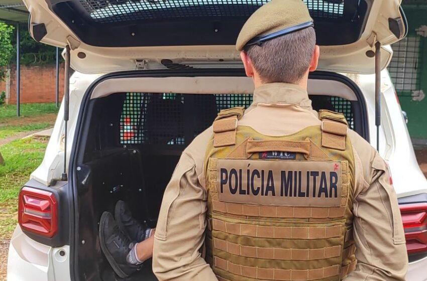  PMSC cumpre mandado de prisão durante rondas em Xanxerê