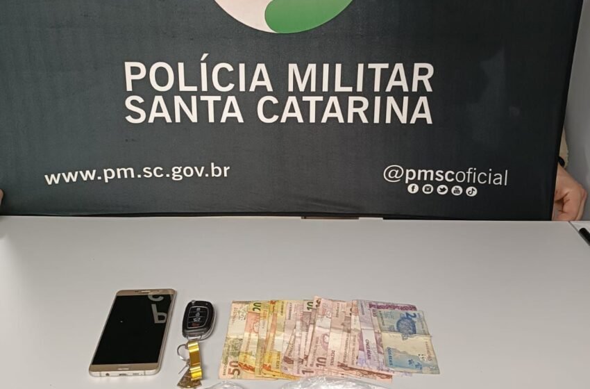  Casal é preso por tráfico de drogas e resistência em Xanxerê