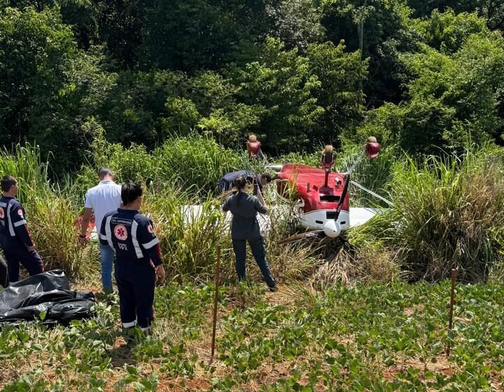  Bombeiros Prestam Apoio em Ocorrência de Queda de Aeronave em Maravilha