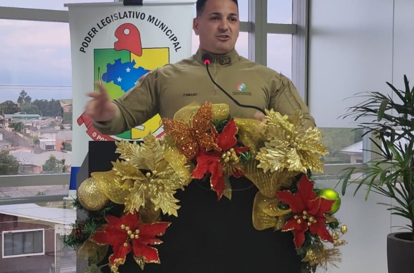  Polícia Militar apresenta ações e esclarece demandas sobre trânsito e videomonitoramento em Faxinal dos Guedes